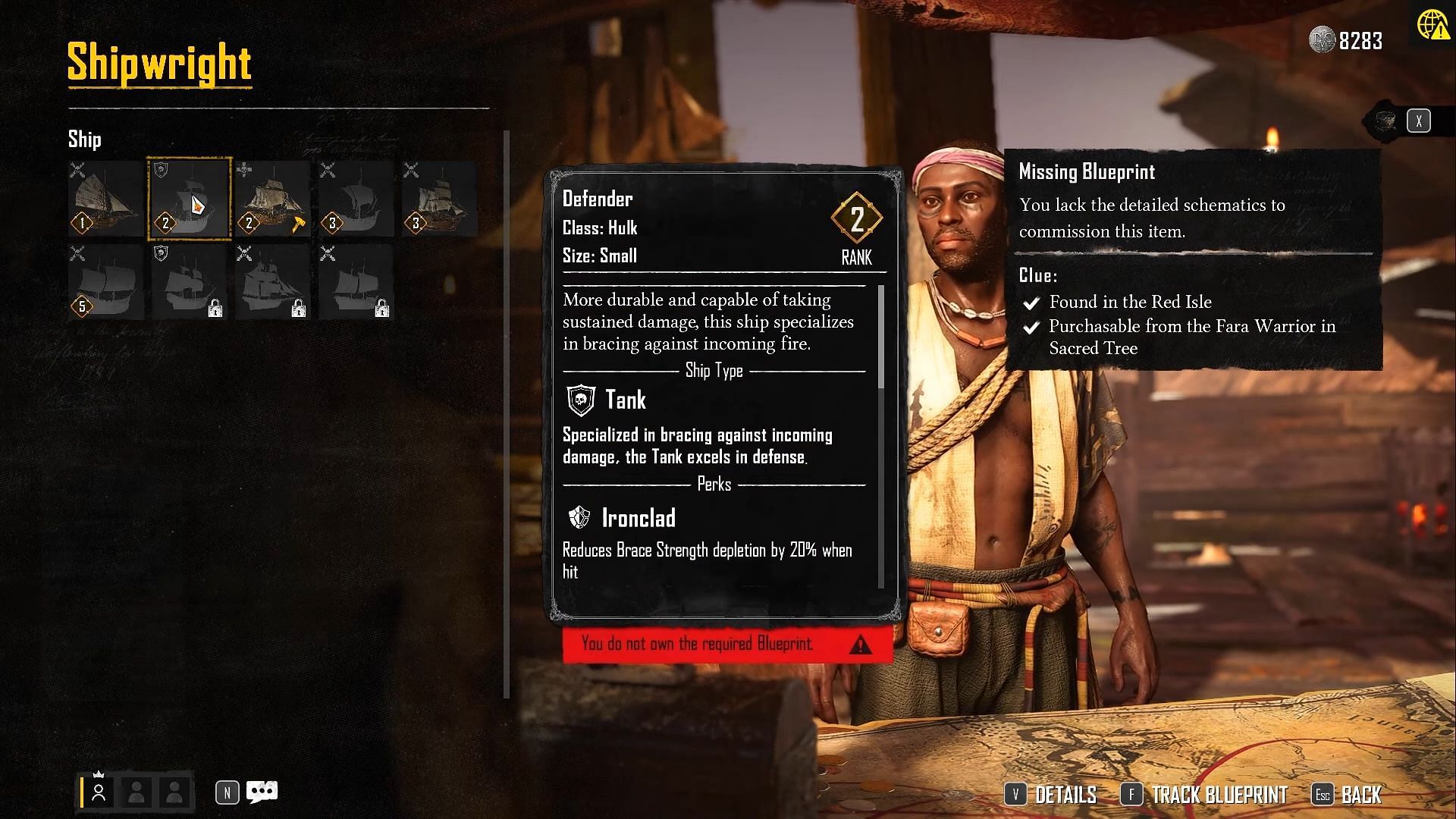 B-tier includes one entry in Skull and Bones Ships tier list (Image via Ubisoft || Concon on YouTube)